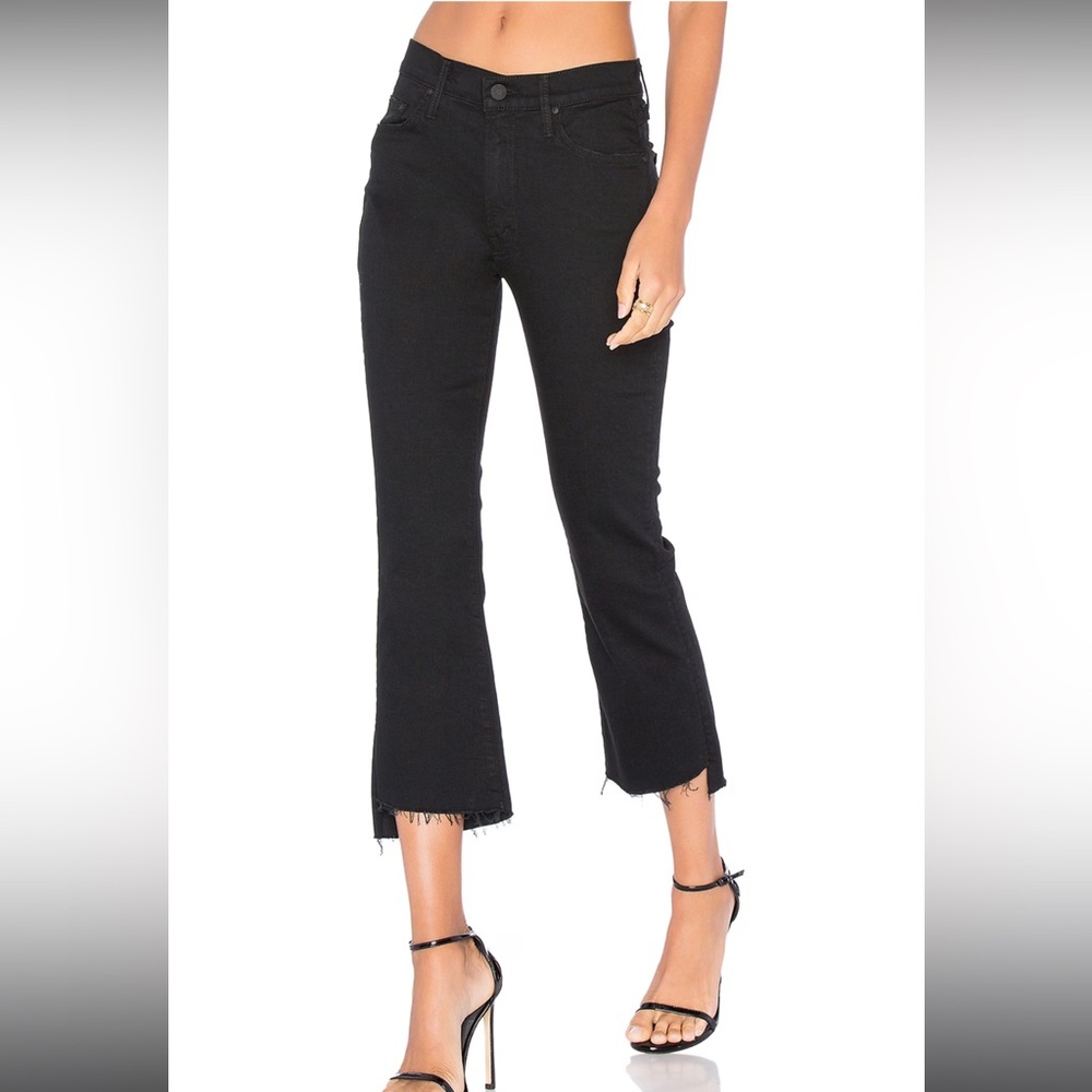 MOTHER Insider Crop Step Fray